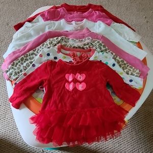 Baby girl long sleeve oneies